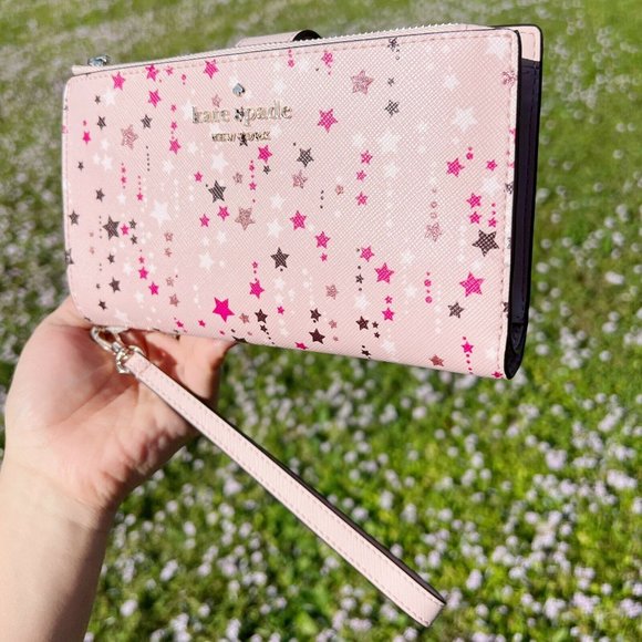 Kate Spade Phone Wallet Wristlet Pink - Picture 5 of 5